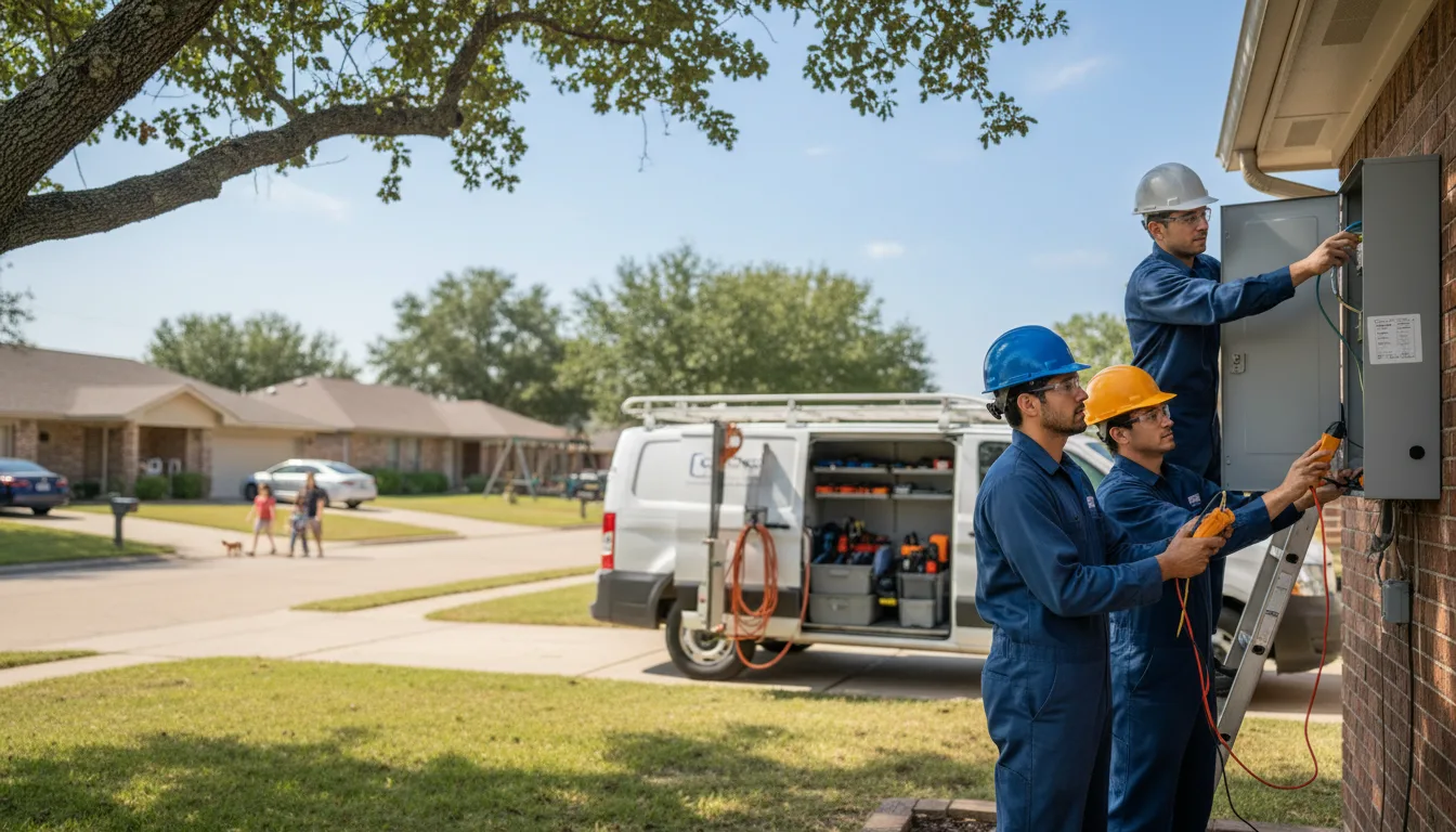 Certified electrician providing emergency electrical services in Centerville, TN